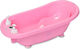 Lorelli Folding Baby Bath with Thermometer Pink