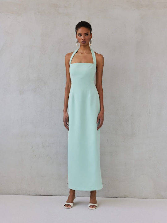 Maxi Dress for Wedding - Christening Pistachio