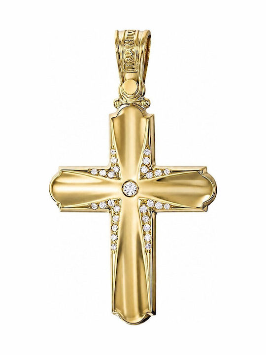 Triantos Women's Gold Cross 14K Without Chain