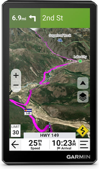 Garmin GPS Navigation Device Zumo Xt3 with 6" Screen & Card Slot