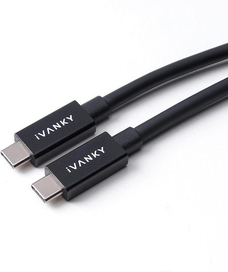 Doppeltes USB Typ-C Kabel Thunderbolt 4 Fusiondock Max 1 1,2 m Ivanky