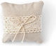 Fabric Wedding Favor Square Pillow Lace 10x10 Per Set 10 Pieces