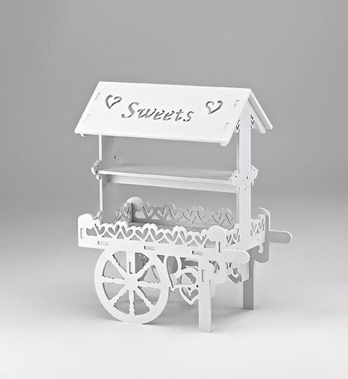 Decorative Garden Cart Wooden 48x26x60cm 408-4517