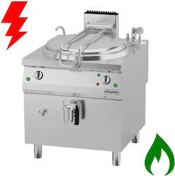 Oztiryakiler Cazan Electric de Gătit Comercial cu Încălzire Indirectă Capacitate 150lt și Putere 22kW 80x90x85cm