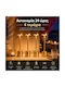 Decorative LED Light Warm White 3000K 4pcs