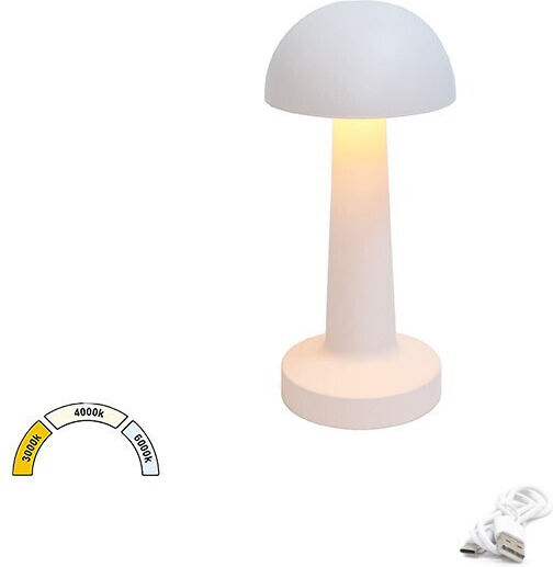 Decorative Light Mini LED Adjustable White Mushroom