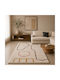Shaggy Noelia Rug Rectangular Cream 120x170cm