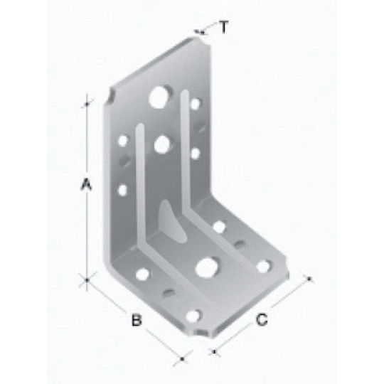 Connection Angle for Galvanized Pergola 10x6cm