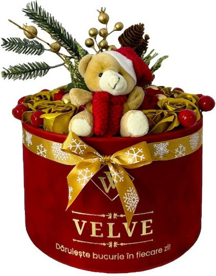 Velve Jucărie de Pluș Ursuleț de Pluș de Crăciun (Diverse Modele) 1 Buc