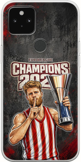 Husă Kings Europe 2026 Marine Google Pixel 5a 5G TPU Flexibil Silicon Transparent