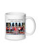 No6 Ceramic Red Mug 330ml