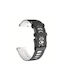 Dual-Farbiges Silikonarmband Amazfit Bip 5 Schwarz-Weiß