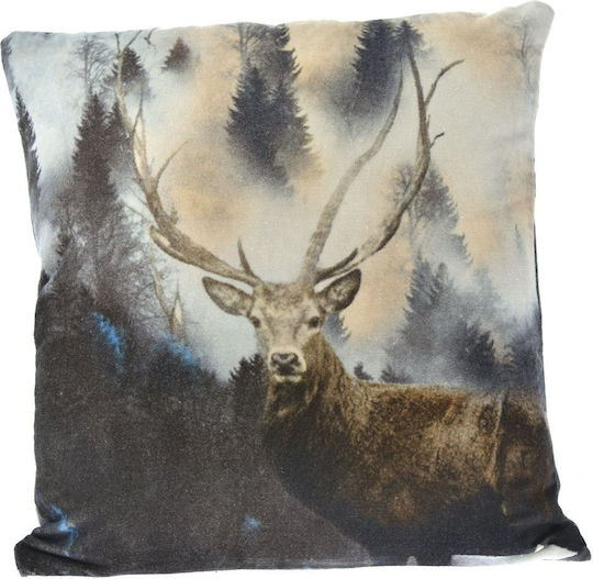 Iliadis Sofa-Kissen aus Samt Elafi 45x45cm