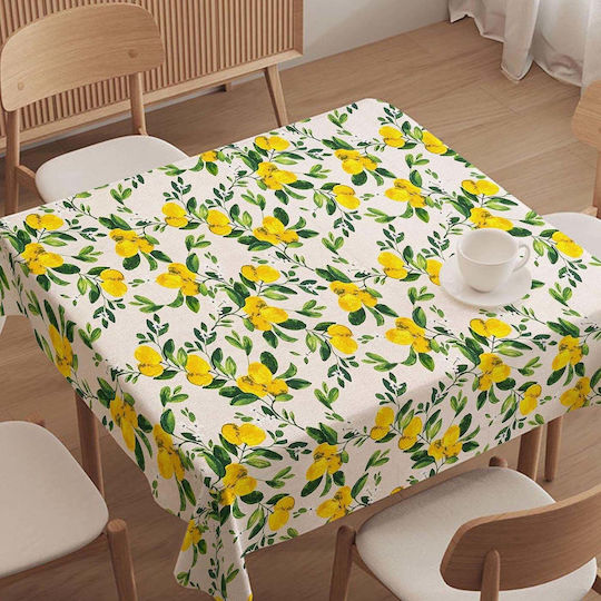 Καρέ Τραπεζομάντηλο Lemons 140x140εκ.