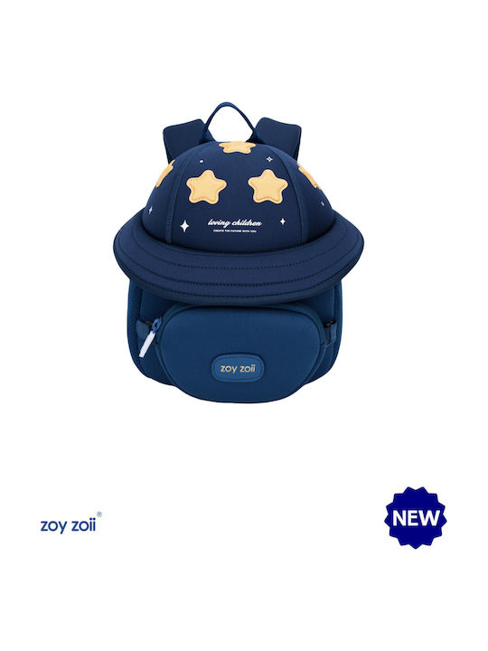 zoy zoii Παιδική Τσάντα Πλάτης Μπλε 24.5x21.5x12εκ.