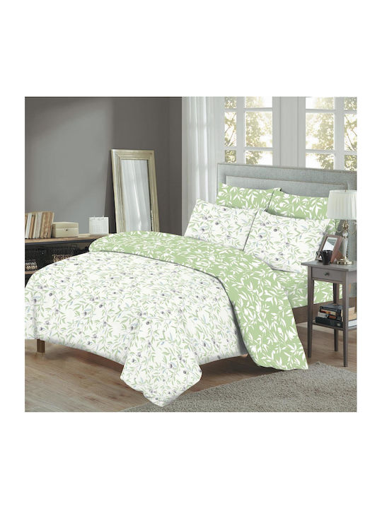 Marwa Set Double Bed Sheets 220x260cm Multicolo...