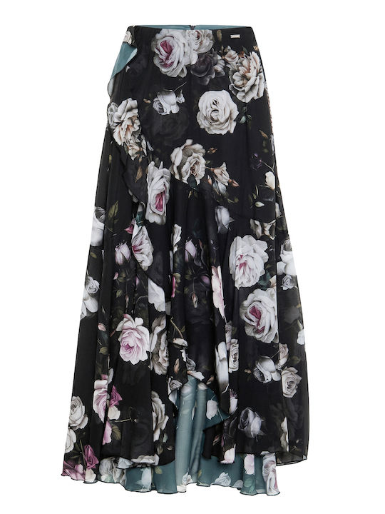 Midi Skirt Envelope Floral Floral