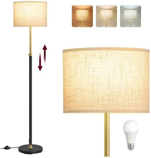 Vasagle Floor Lamp Height 140cm Black Vasagle Floor Lamp Height 140cm Black
