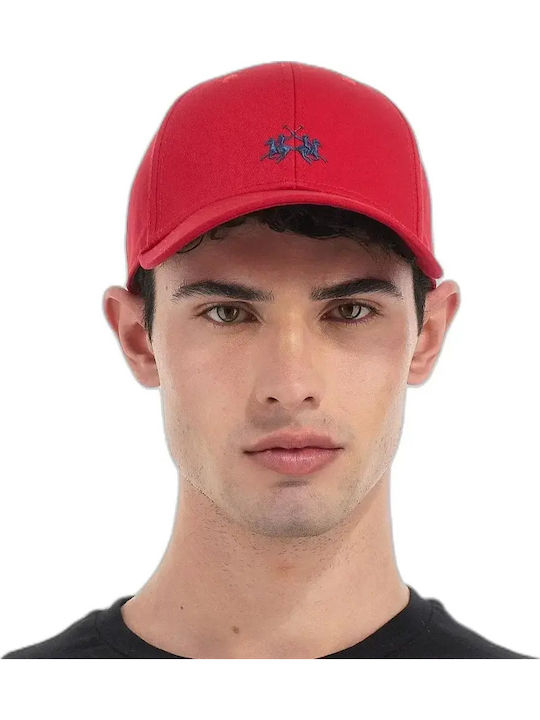 La Martina Baseball Cap Ccuh03-tw451-06084-Barbados Cherry