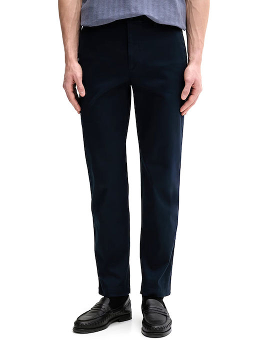 Calvin Klein Elastic Tapered Trousers Blue