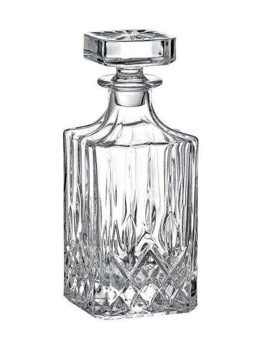 Кристална Карафа за Сервиране с Капачка Прозрачна 700ml