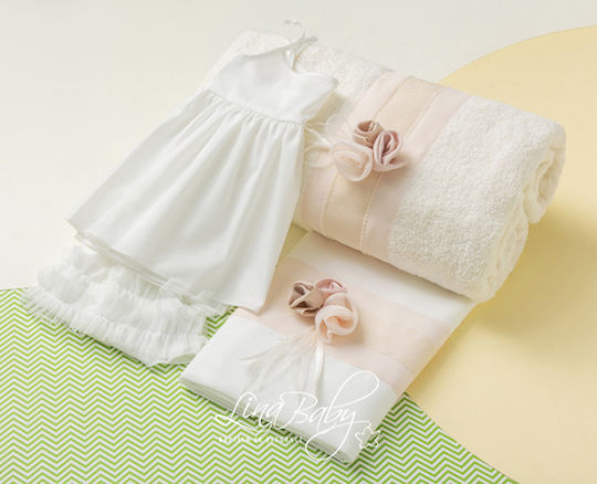 Lina Baby Комплект Кръщелни Ризи Екрю 4 Бройки
