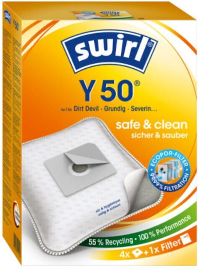 Vacuum Cleaner Bags Swirl Y50 Dirt Devil Progress Samsung