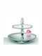 Glass Tiered Appetizer Stand