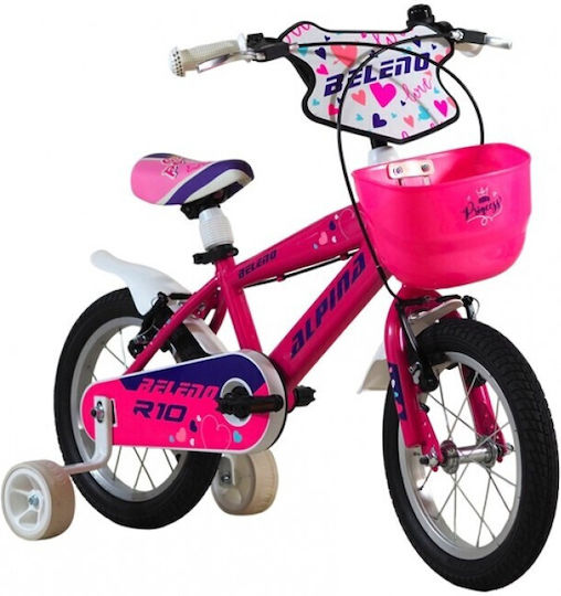 Alpina Bicicletă de Oraș pentru Copii 16" cu Cadru din Aluminiu Roz