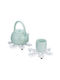 Relaxdays Set Suporturi De Pahare De Crăciun Albe 18x18x1.5cm 2 Bucăți