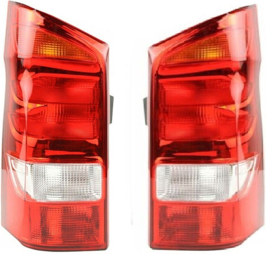 Set Left + Right Tail Light Mercedes Vito W447 Double Doors 2015-2020