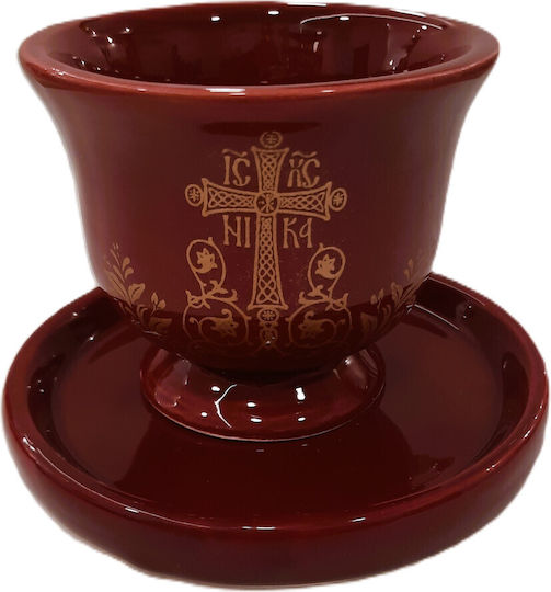 Ceramic Candle Cup Saucer Candle Cup Dimensions Diameter × Height 10 × 9.5 Cm Base Diameter 13.5 Cm
