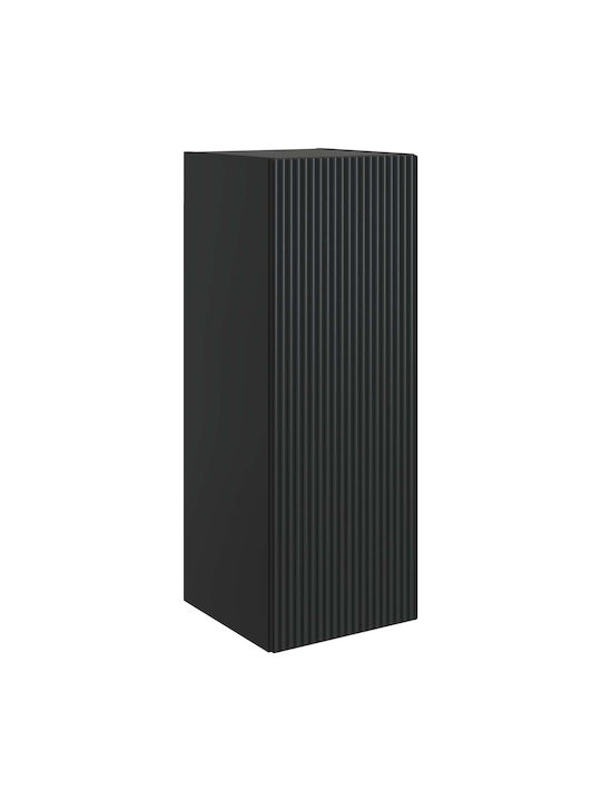 Ντουλάπι Κρεμαστό Μαύρο 33x34.5x90εκ.