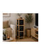 Wooden Storage Drawers with 3 Drawers L25xW25xH77cm