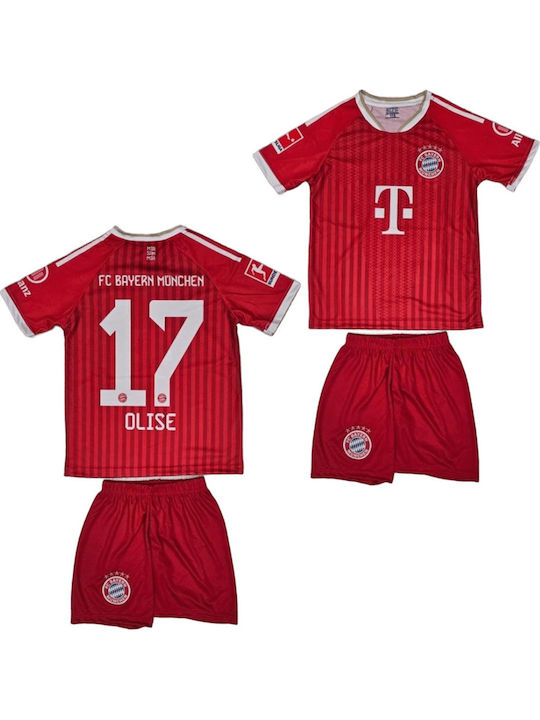Kids Football Set Olise Bayern Munchen 2026-2027 Red Balón De Oro Unisex Kids Ab165