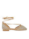 Women's Ballerina Shoes In Gold Colour