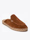 Leather Men's Espadrilles in Tabac Brown Colour