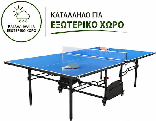 ForAll Πτυσσόμενo Τραπέζι Ping Pong Εξωτερικού Χώρου
