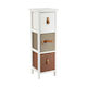 MRShome Bathroom Cabinet 25x25x77cm White