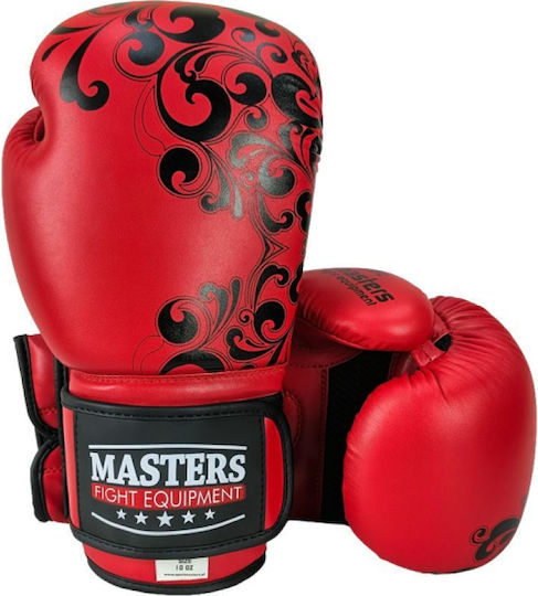 Rpu-glam Boxing Gloves for Competition Red