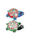 Wanddekoration Schildkröte Glas Murano 2 Designs 13x10x6cm Pro Set 4 Stück