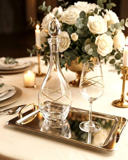 Wedding Set Best Man Stg8487 Carafe Wine Glass Tray