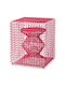 Σκαμπό Σαλονιού Κεραμικό Fuchsia 40x40x47εκ.