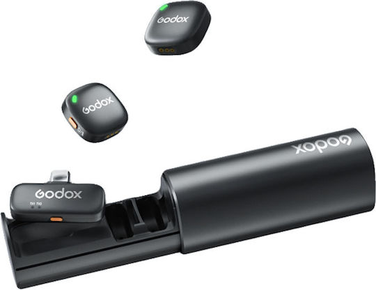 Godox C01 Kit 2 Μικρόφωνο με USB Type-C Πέτου για Κινητό
