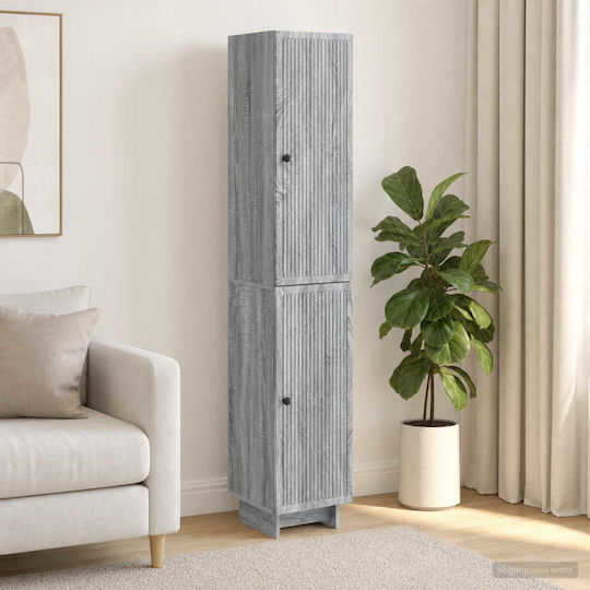 vidaXL Bathroom Floor Column Cabinet L34.5xW33xH90cm Sonoma