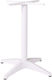 24Mall Aluminum White Table Stand