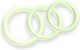 Set 3 Rings Glow In Dark