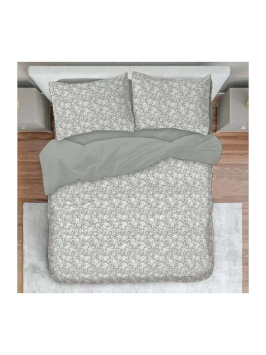 SpitiBazaar Σετ Σεντόνια Μονά 160x260εκ. Γκρι (...