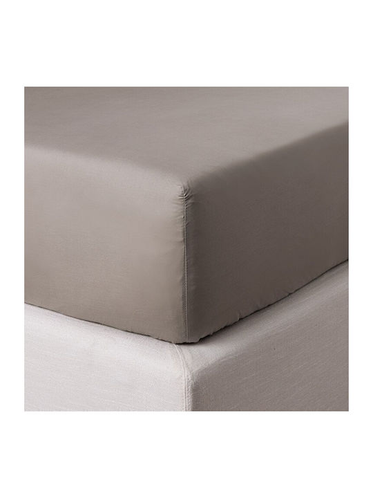 Zucchi Collection Cearceaf De Pat Super Dublu Cu Hugger Din Cauciuc 175x200+30cm Spagiu