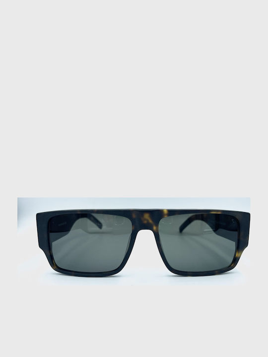 Tailor Made Unisex Sonnenbrillen mit Braunem Rahmen und Grauen Gläsern TM15197